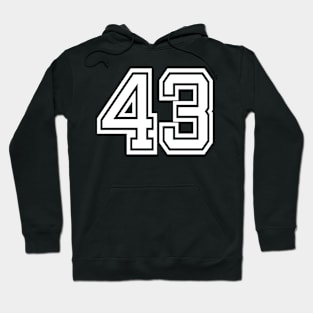 Numbers for a sports team, group, or community Hoodie